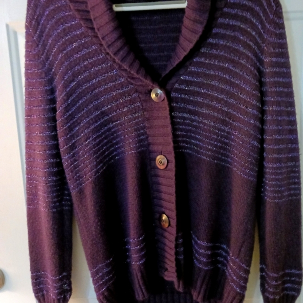 Christopher Banks Button down sweater.